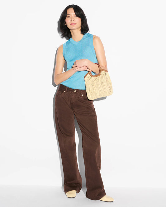 MZ Wallace Camel Mini Crochet Georgica Tote