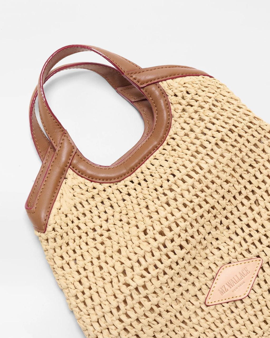 MZ Wallace Camel Mini Crochet Georgica Tote