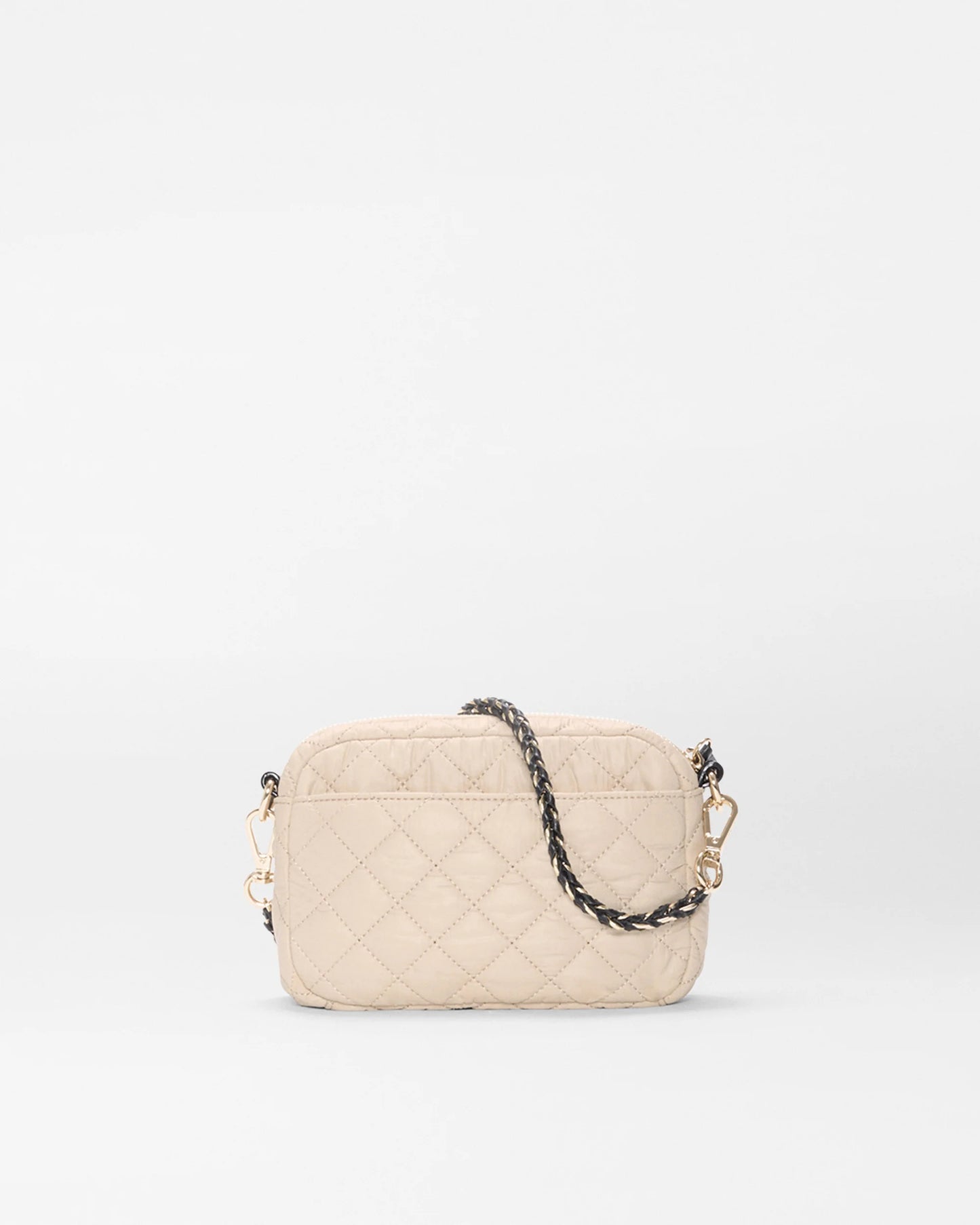 MZ Wallace Buff Black Mini Crosby Crossbody