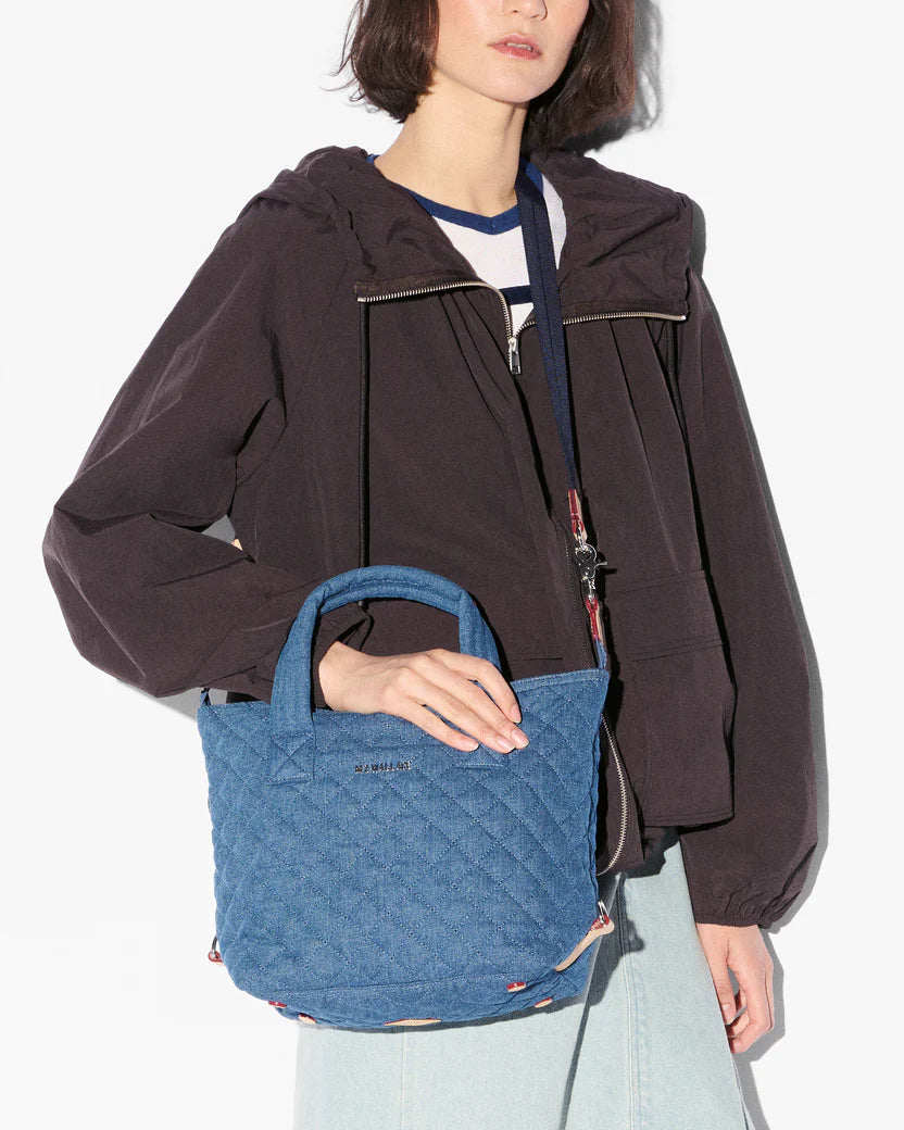 MZ Wallace True Blue Denim Small Sutton Deluxe