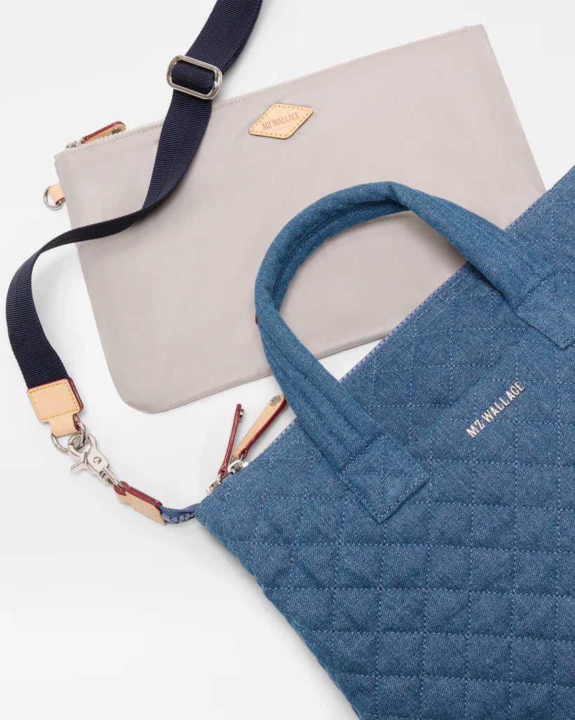 MZ Wallace True Blue Denim Small Sutton Deluxe