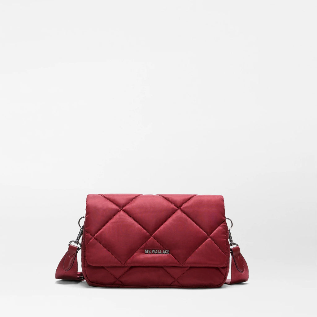 MZ Wallace Claret Madison Flap Crossbody