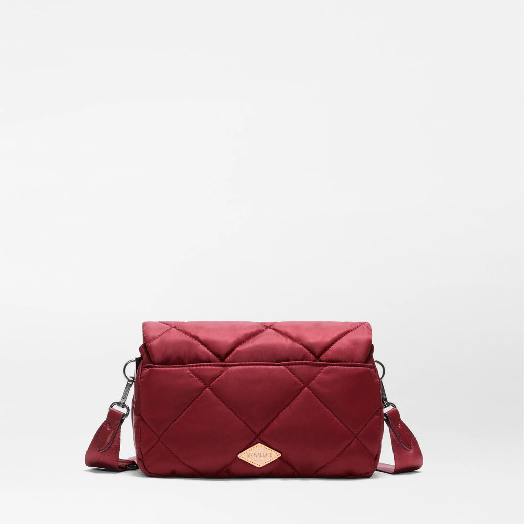 MZ Wallace Claret Madison Flap Crossbody
