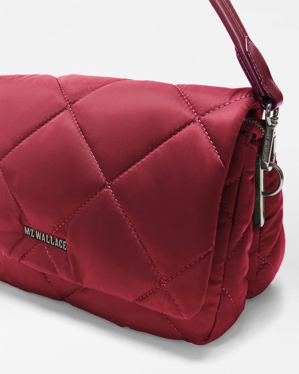 MZ Wallace Claret Madison Flap Crossbody