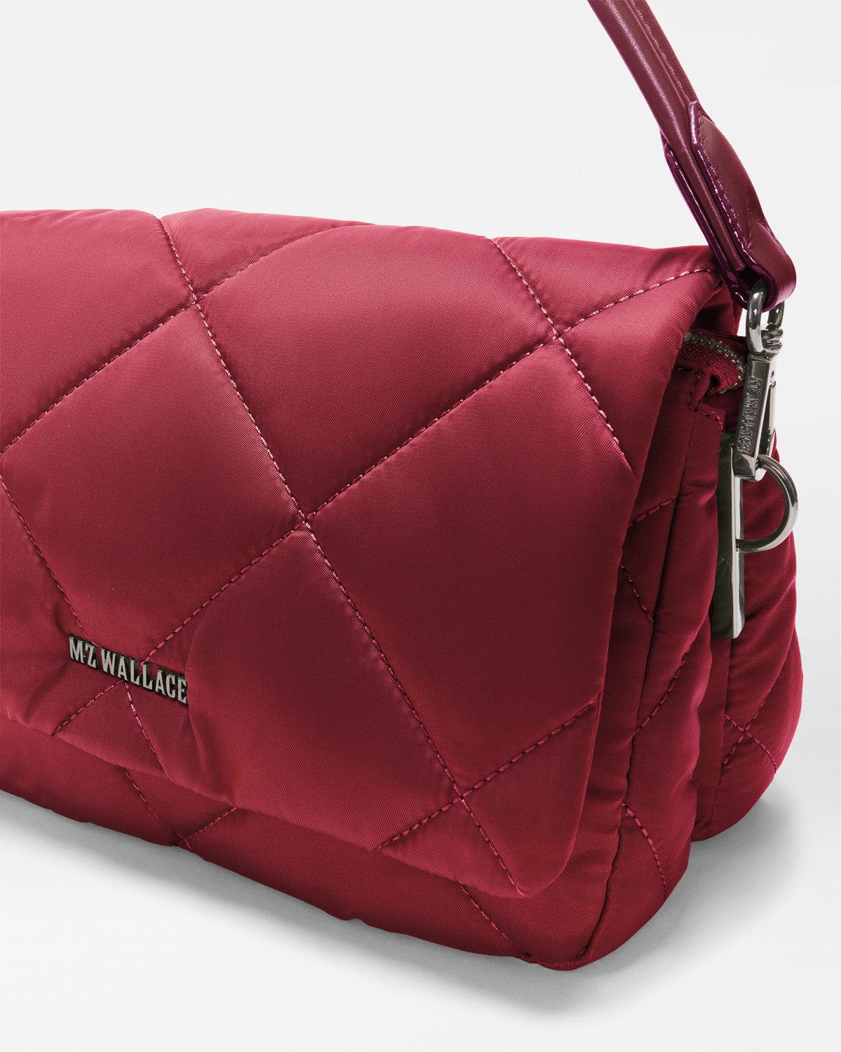 MZ Wallace Claret Madison Flap Crossbody