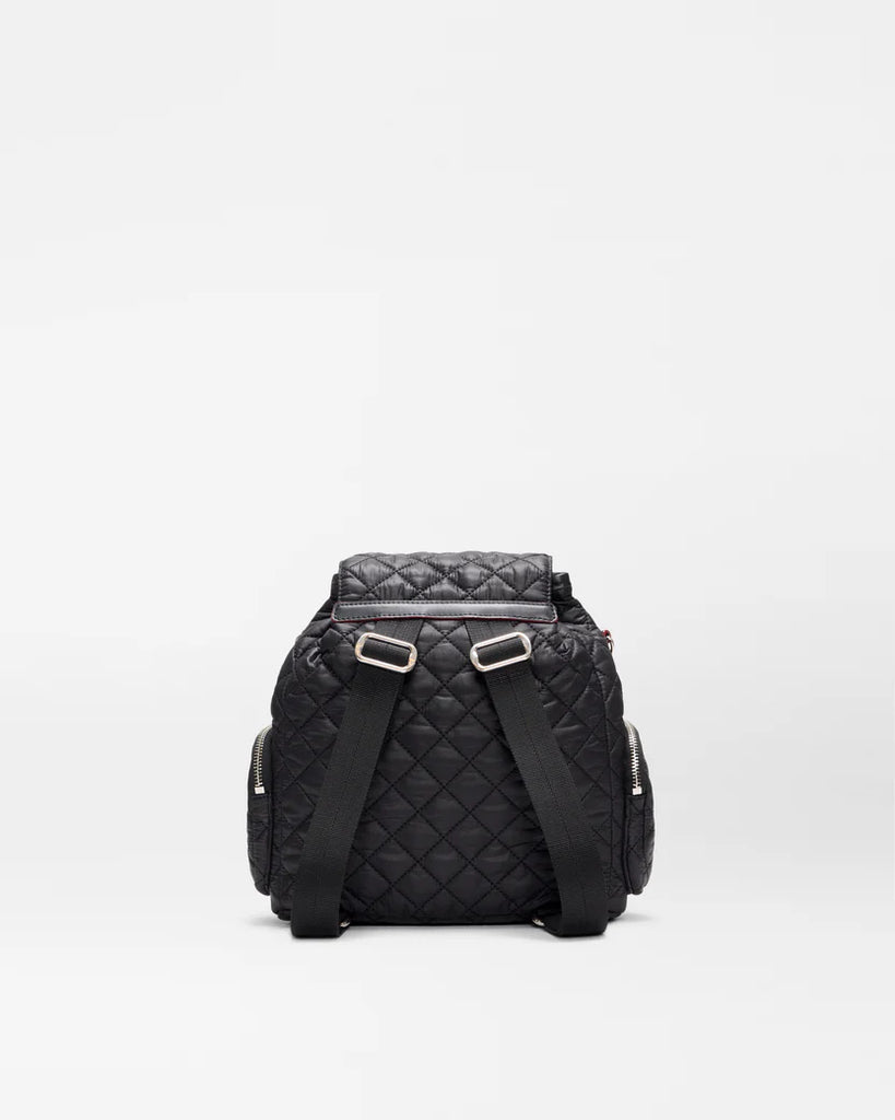 MZ Wallace Black Mini Crosby Backpack