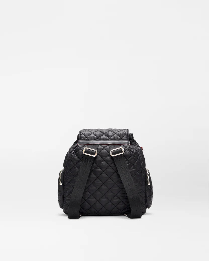 MZ Wallace Black Mini Crosby Backpack