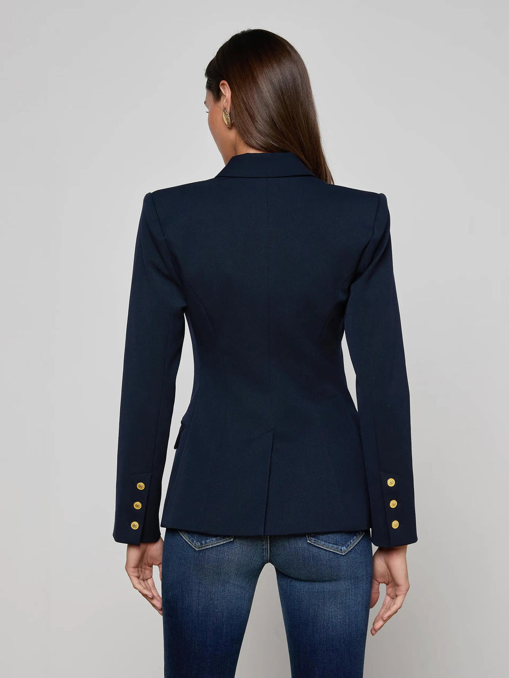 L'Agence Kyomi Double-Breasted Blazer