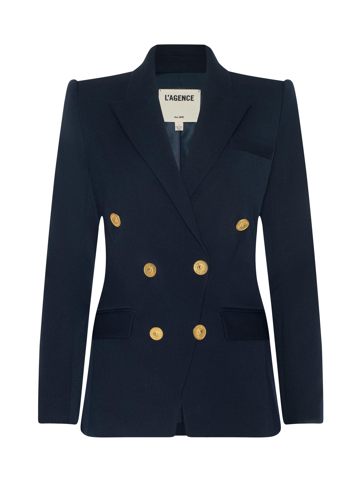 L'Agence Kyomi Double-Breasted Blazer