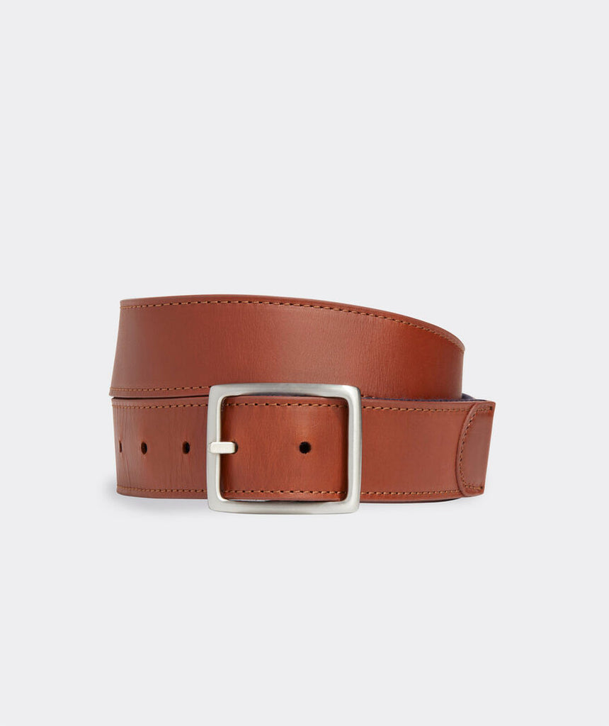Vineyard Vines Leather & Webbing Reversible Belt
