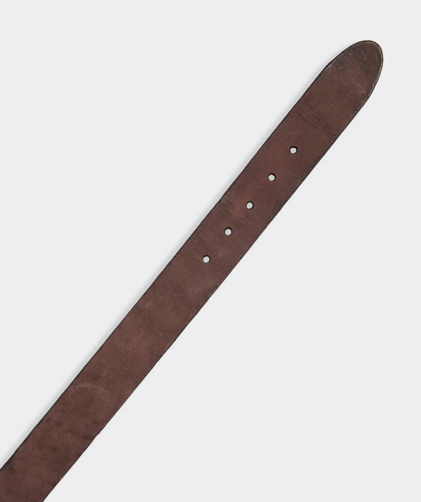 Vineyard Vines Lived-In Leather Belt