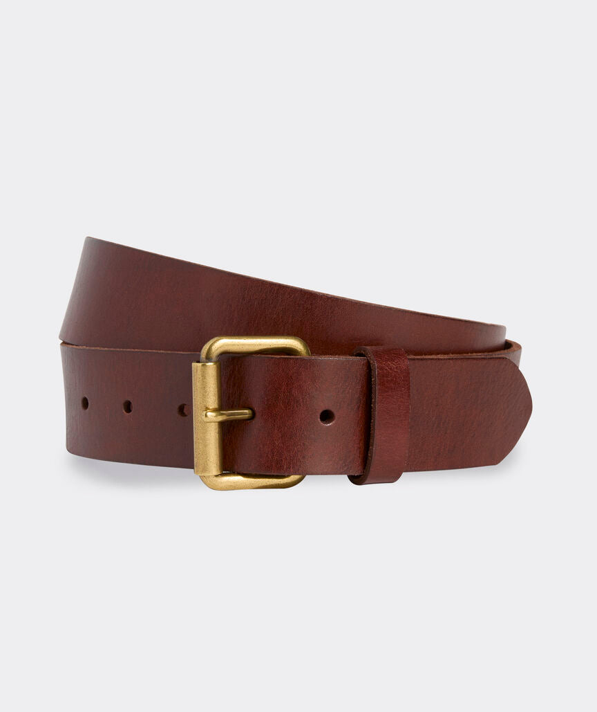 Vineyard Vines Leather Jeans Belt
