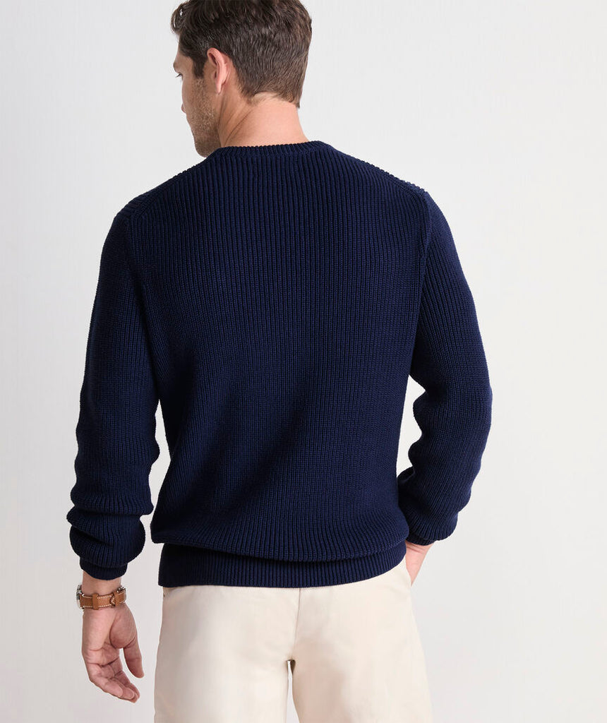 Vineyard Vines Men's American Flag Cotton Crewneck Sweater