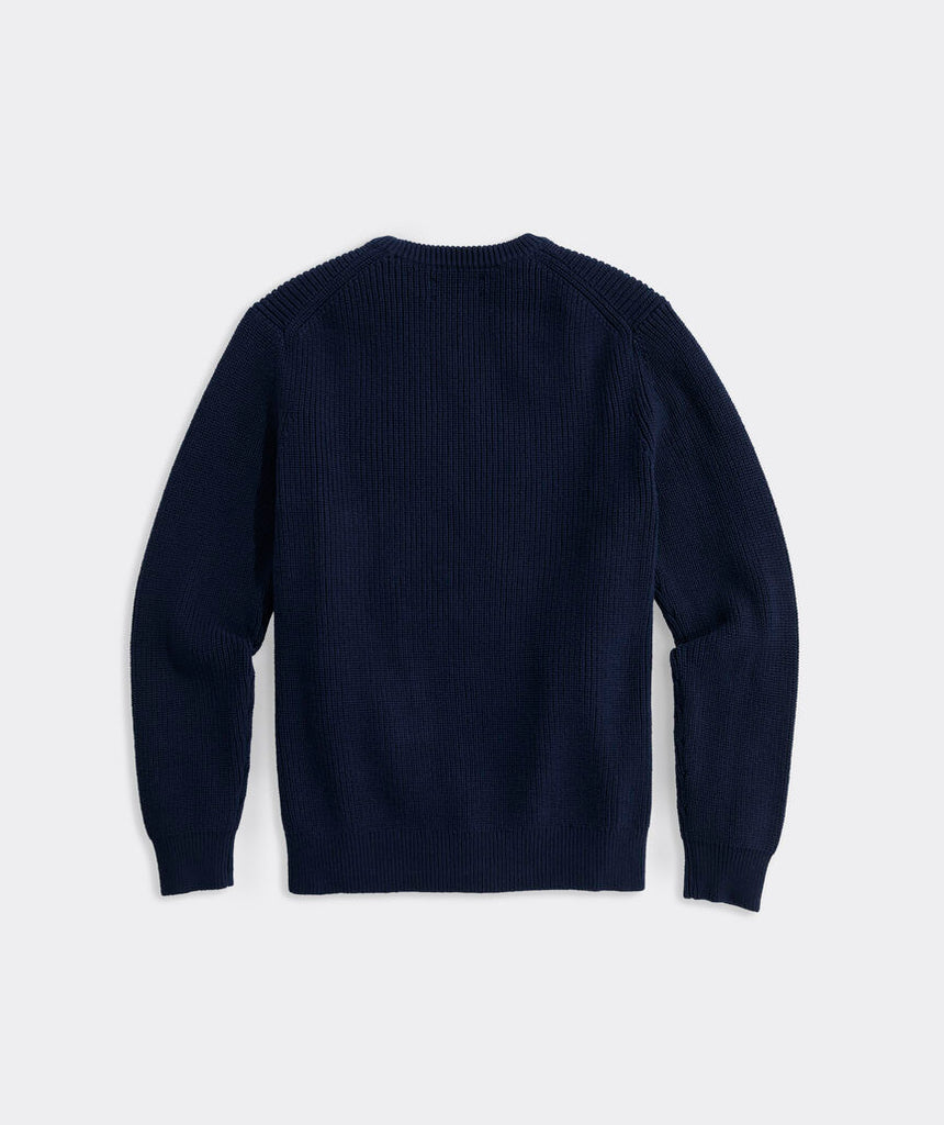 Vineyard Vines Men's American Flag Cotton Crewneck Sweater