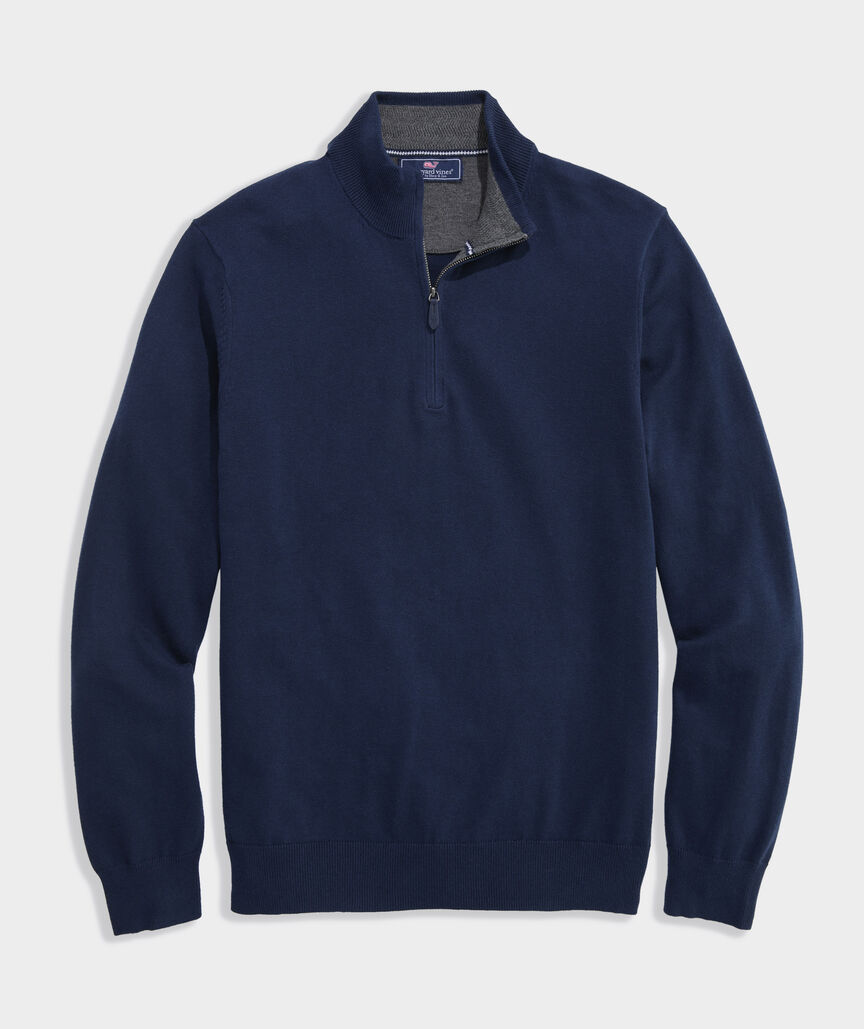 Vineyard Vines Tipped Boathouse Quarter-Zip