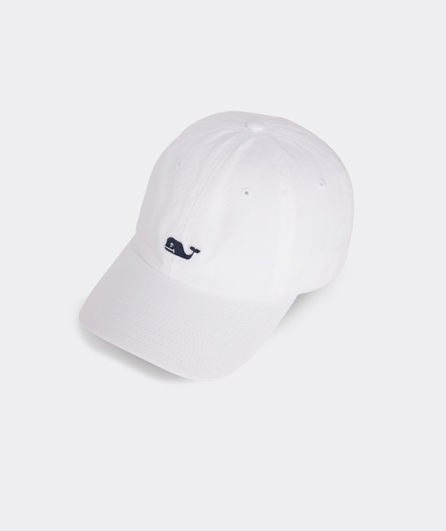 Vineyard Vines Whale Logo Leather Strap Baseball Hat