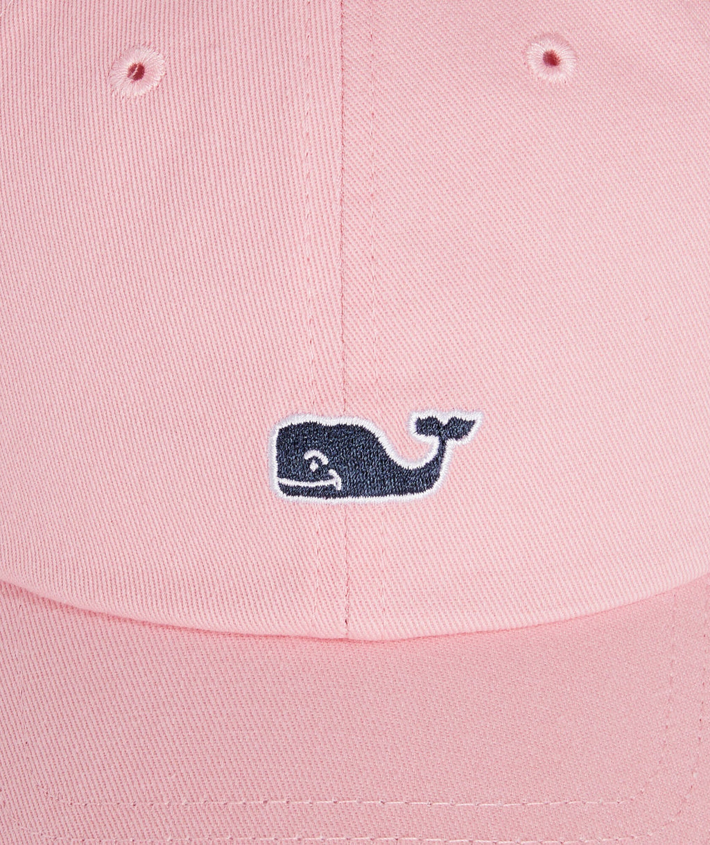 Vineyard Vines Whale Logo Leather Strap Baseball Hat