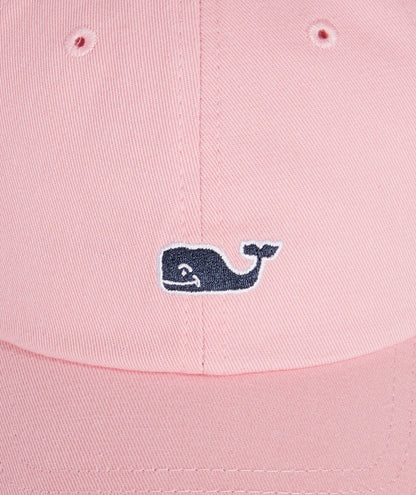 Vineyard Vines Whale Logo Leather Strap Baseball Hat