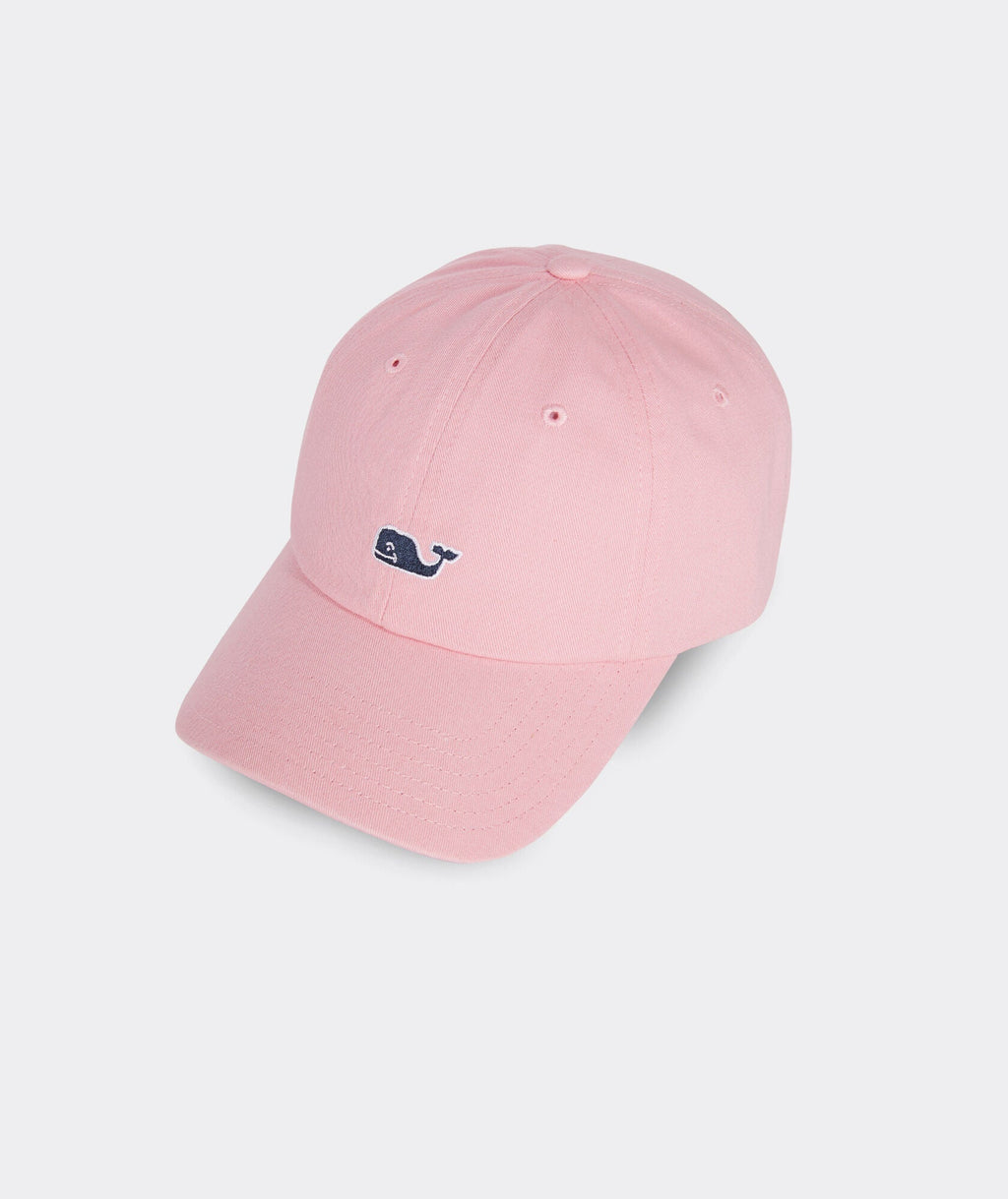 Vineyard Vines Whale Logo Leather Strap Baseball Hat