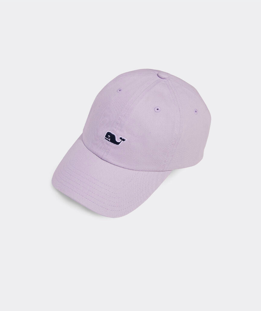 Vineyard Vines Whale Logo Leather Strap Baseball Hat