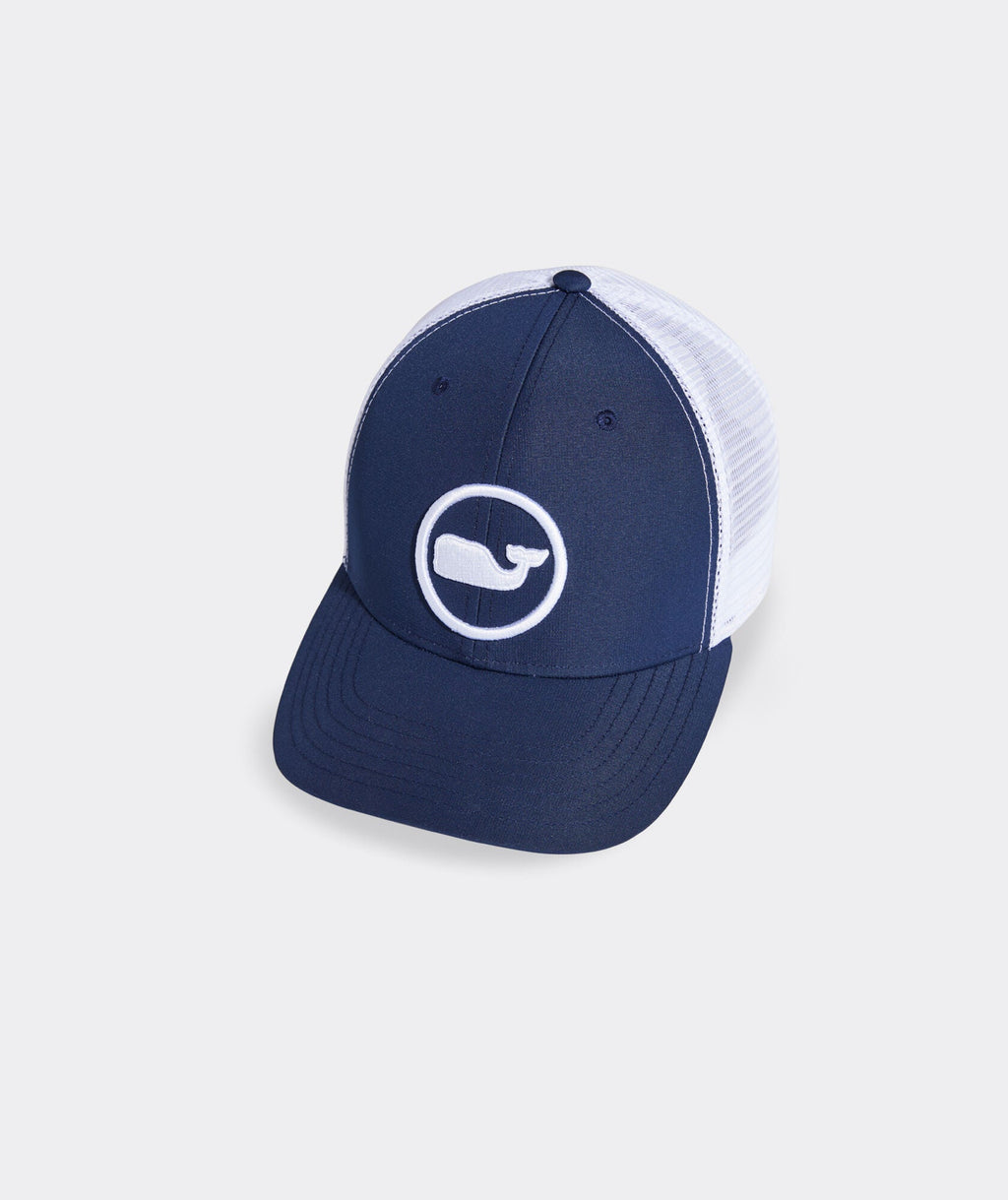 Vineyard Vines Whale Dot Performance Trucker Hat