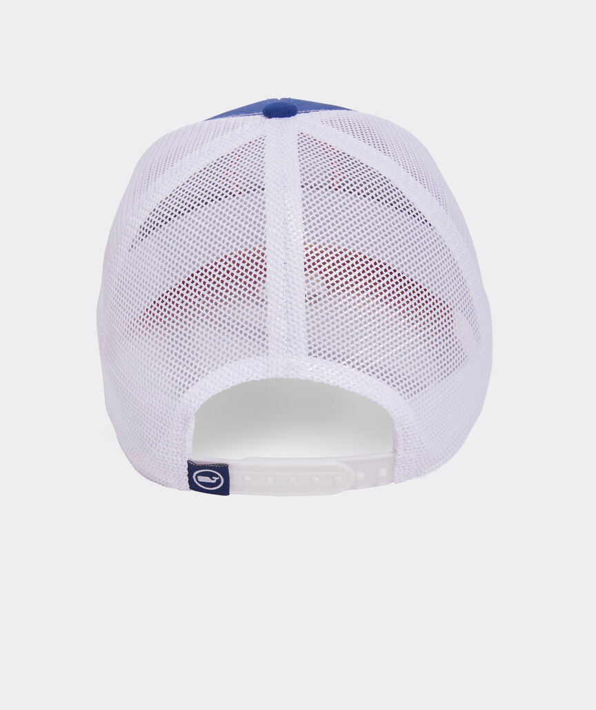 Vineyard Vines Whale Dot Performance Trucker Hat