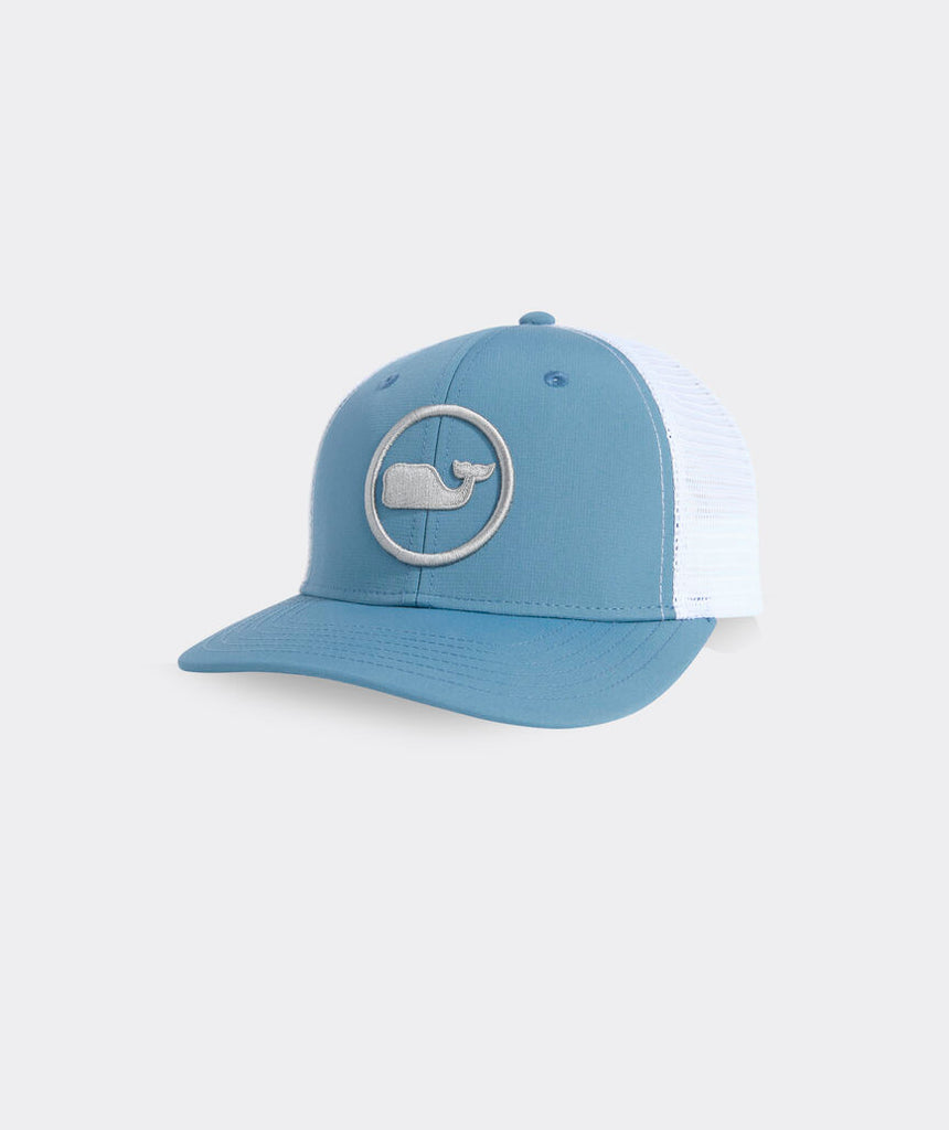 Vineyard Vines Whale Dot Performance Trucker Hat – Puritan Cape Cod