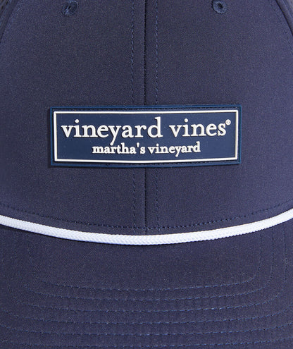 Vineyard Vines Rubber Patch Logo Box Performance Baseball Hat