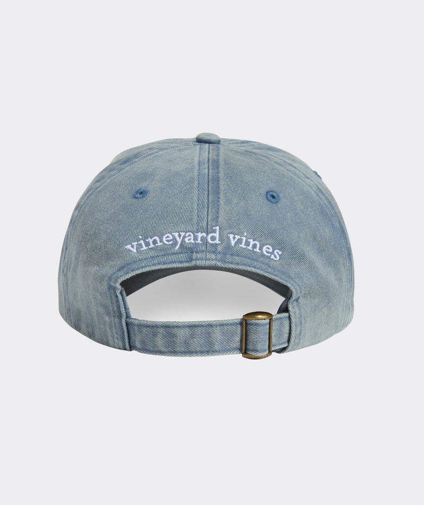 Vineyard Vines Garment-Washed Classic Whale Baseball Hat