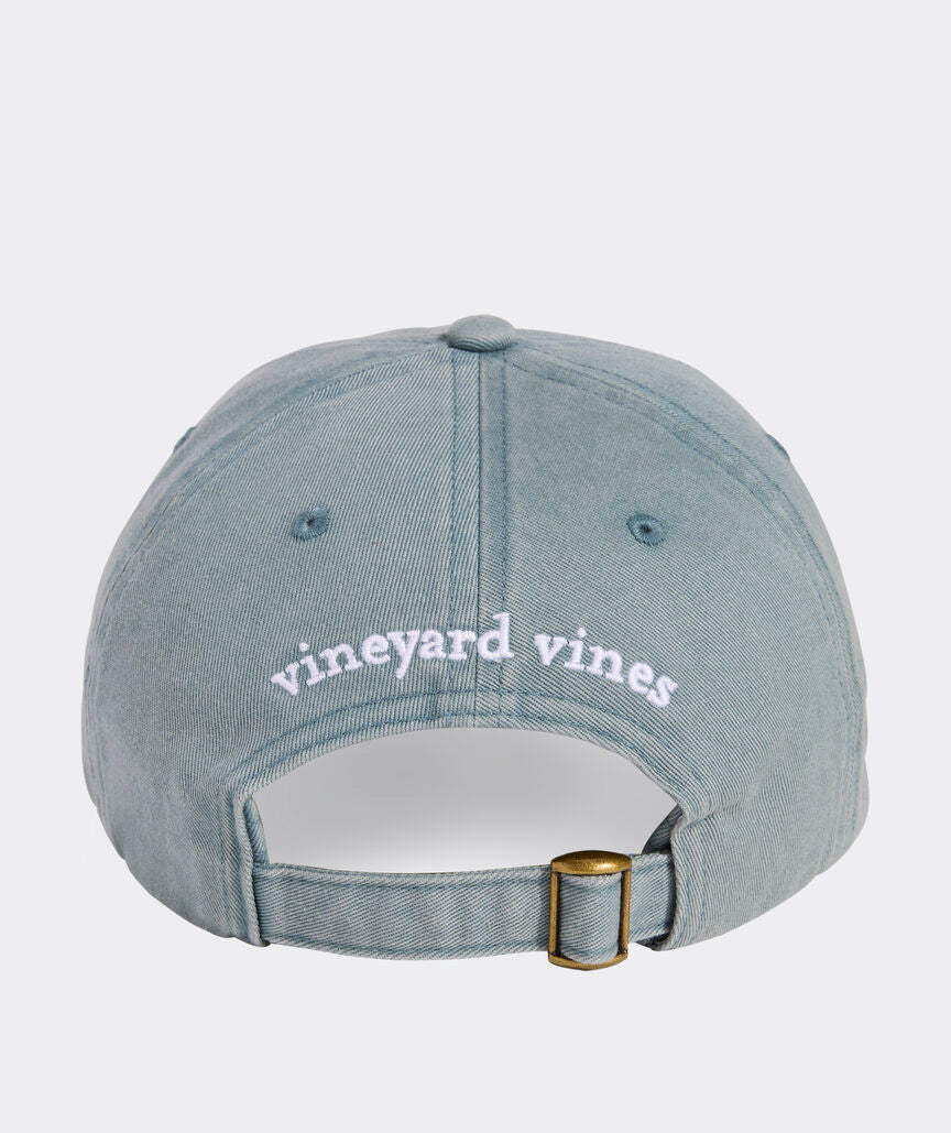 Vineyard Vines Garment-Washed Classic Whale Baseball Hat