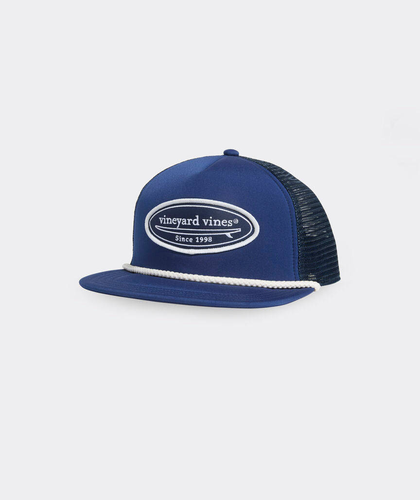Vineyard Vines Surf Logo Patch Foam Trucker Hat