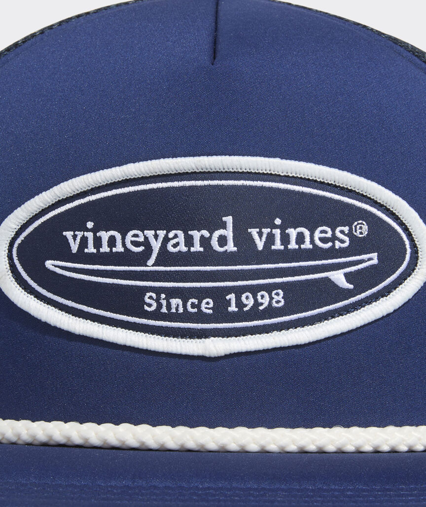 Vineyard Vines Surf Logo Patch Foam Trucker Hat