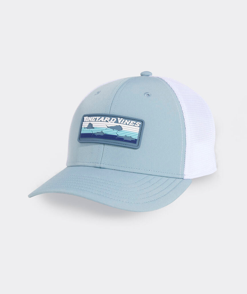 Vineyard Vines Retro Fish Rubber Patch Trucker Hat