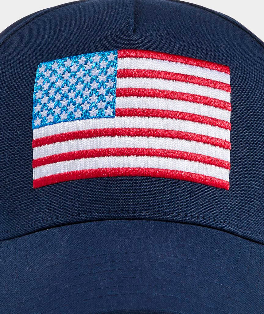 Vineyard Vines American Flag Hi-Pro Trucker Hat