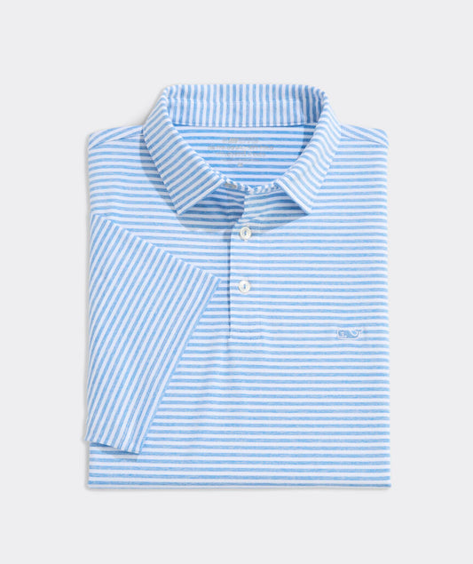 Vineyard Vines Heathered Winstead Sankaty Performance Polo