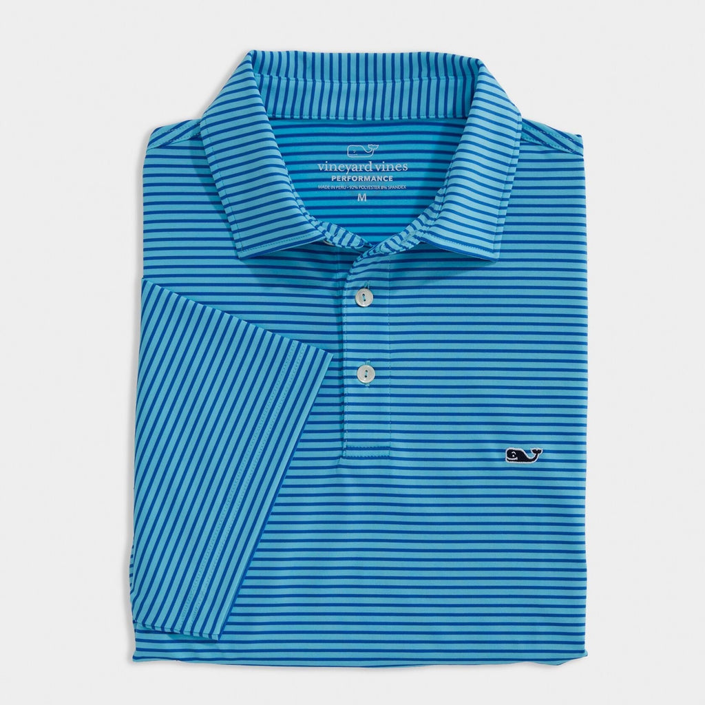 Vineyard Vines Men's Bradley Stripe Sankaty Polo