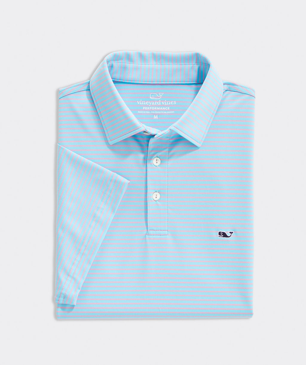 Vineyard Vines Men's Bradley Stripe Sankaty Polo
