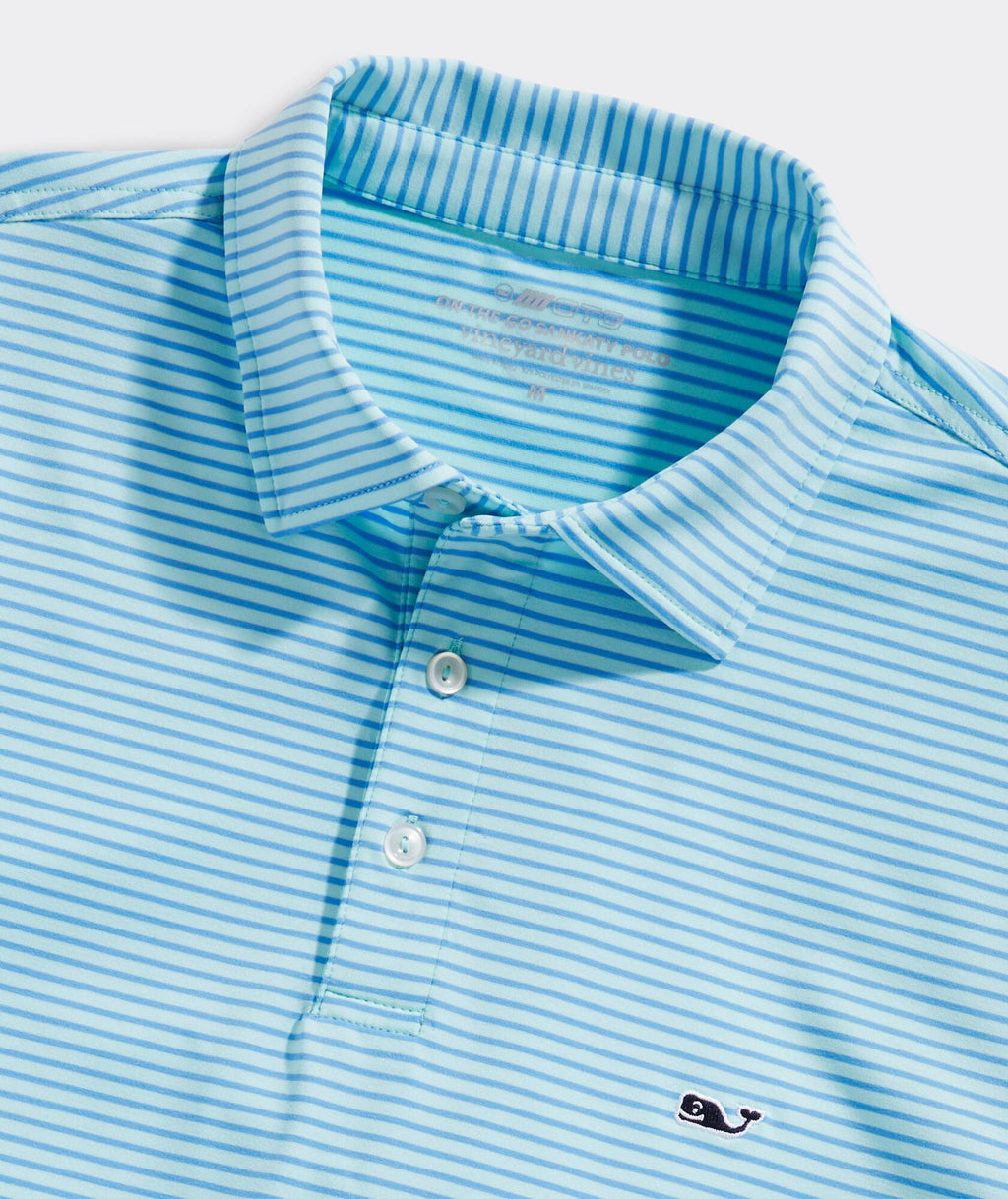 Vineyard Vines Men's Bradley Stripe Sankaty Polo