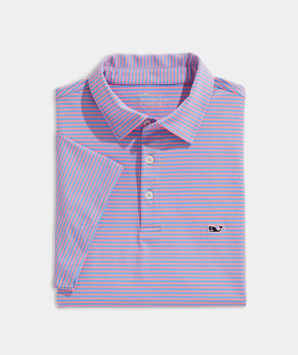 Vineyard Vines Men's Bradley Stripe Sankaty Polo