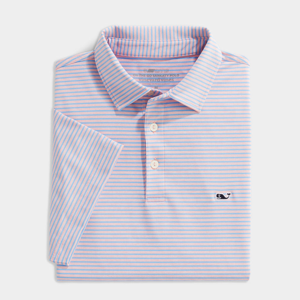 Vineyard Vines Men's Bradley Stripe Sankaty Polo