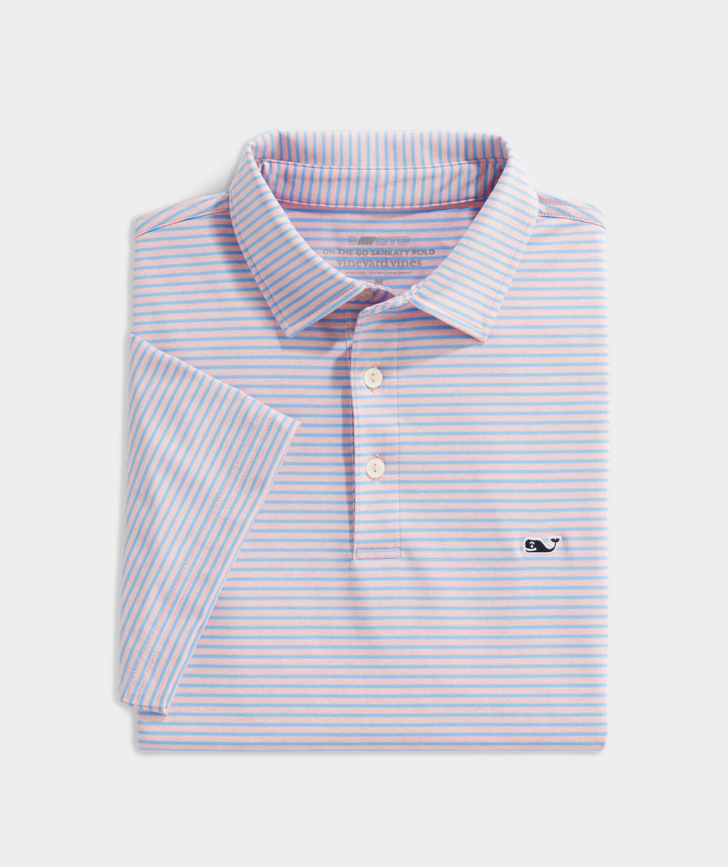 Vineyard Vines Men's Bradley Stripe Sankaty Polo