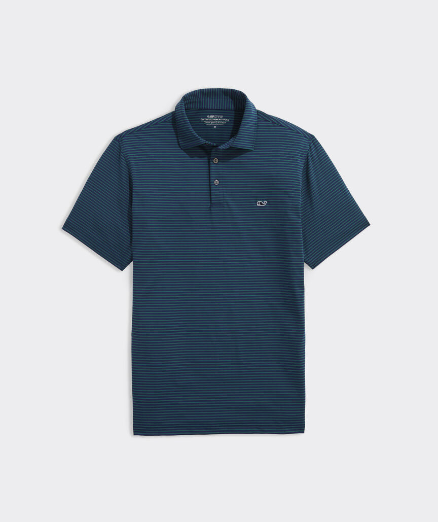 Vineyard Vines Bradley Stripe Sankaty Polo