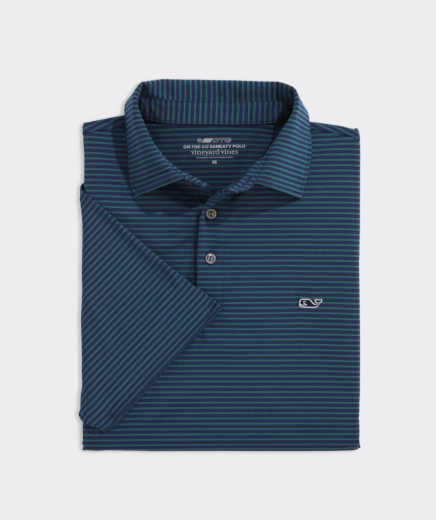 Vineyard Vines Bradley Stripe Sankaty Polo