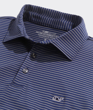 Shop Chicago Cubs Bradley Stripe Sankaty Polo at vineyard vines