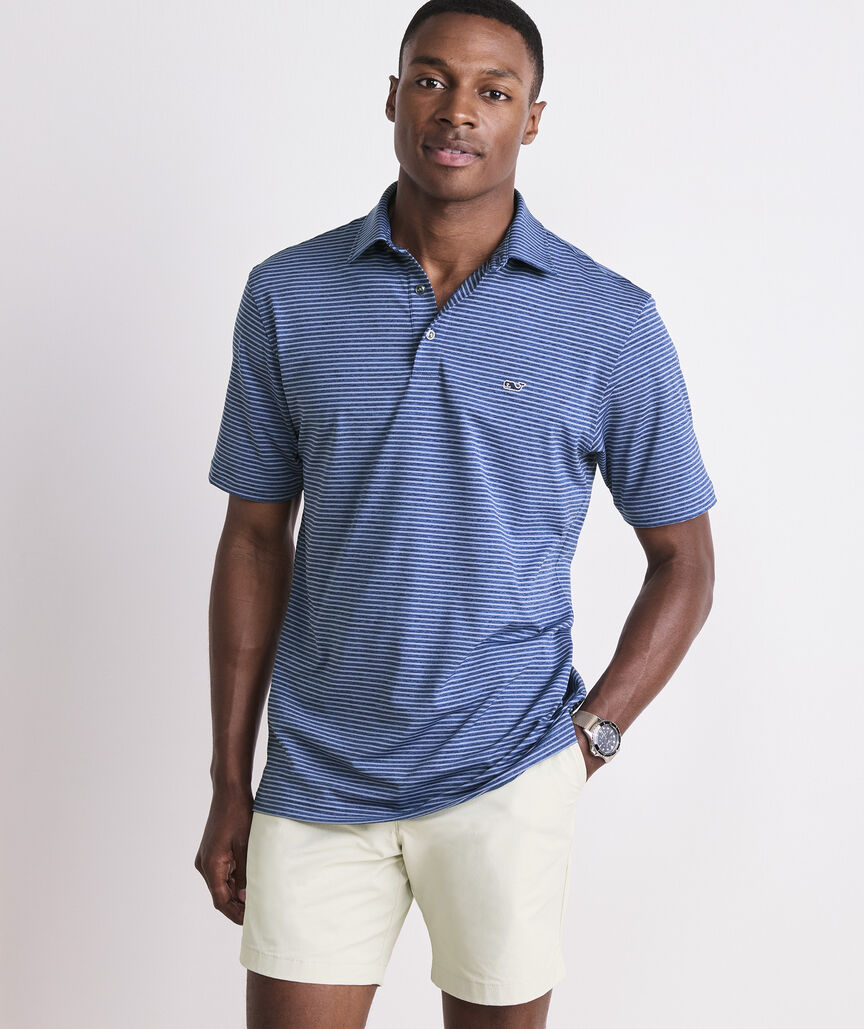 Vineyard Vines Men's Bradley Stripe Sankaty Polo