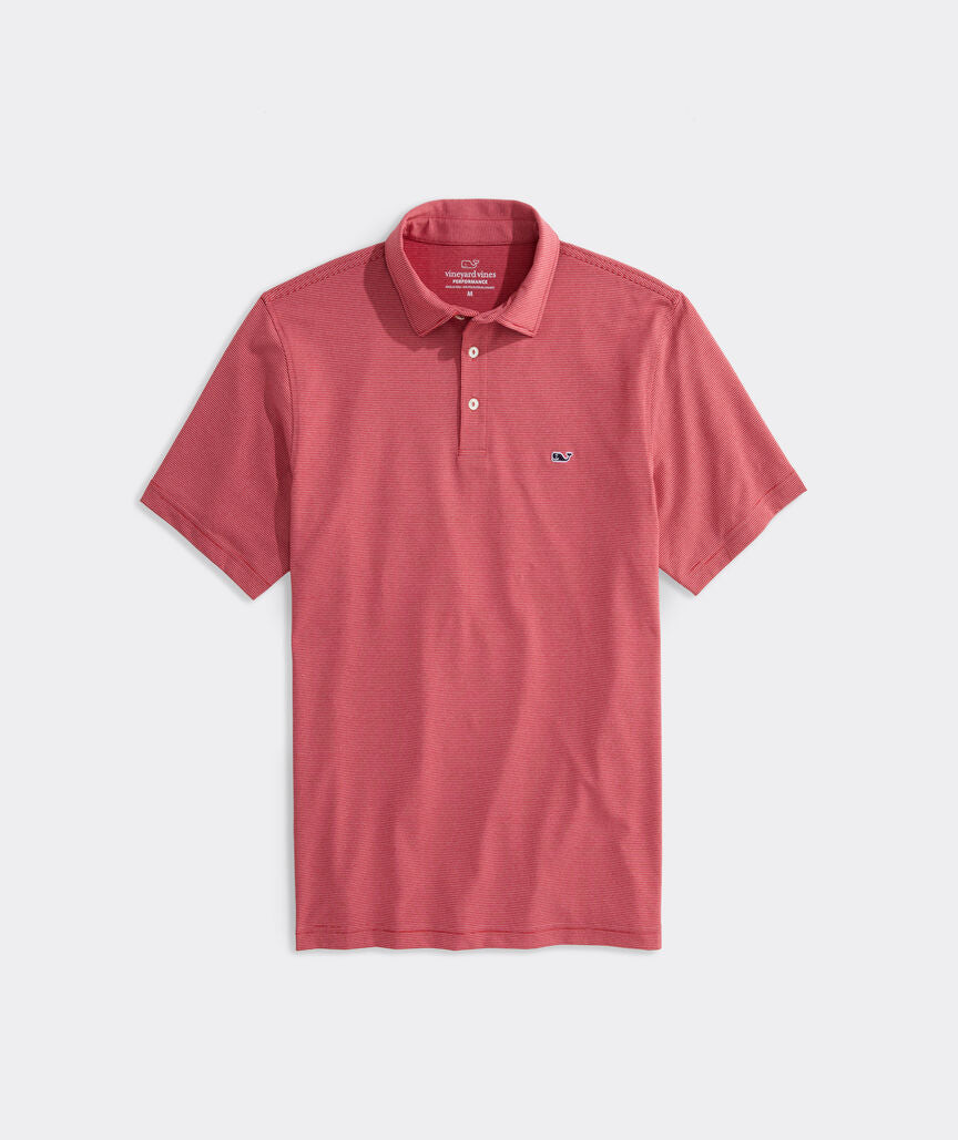 Vineyard Vines Men's St. Jean Stripe Sankaty Polo