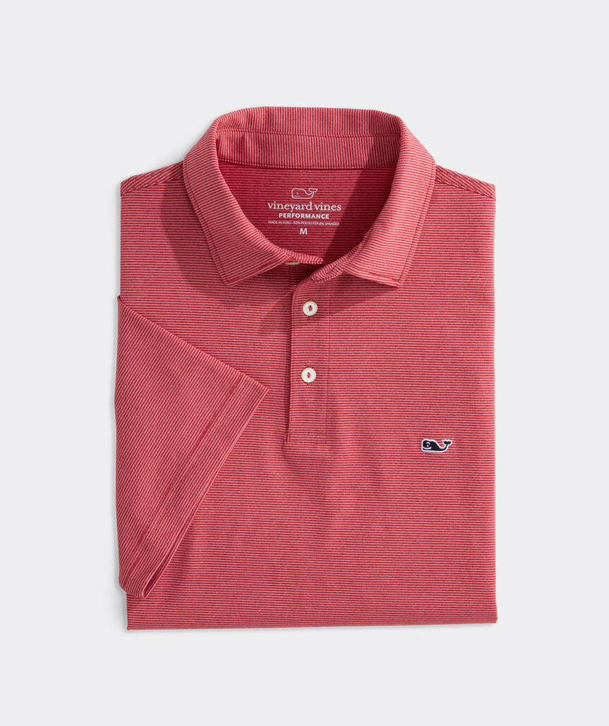 Vineyard Vines Men's St. Jean Stripe Sankaty Polo