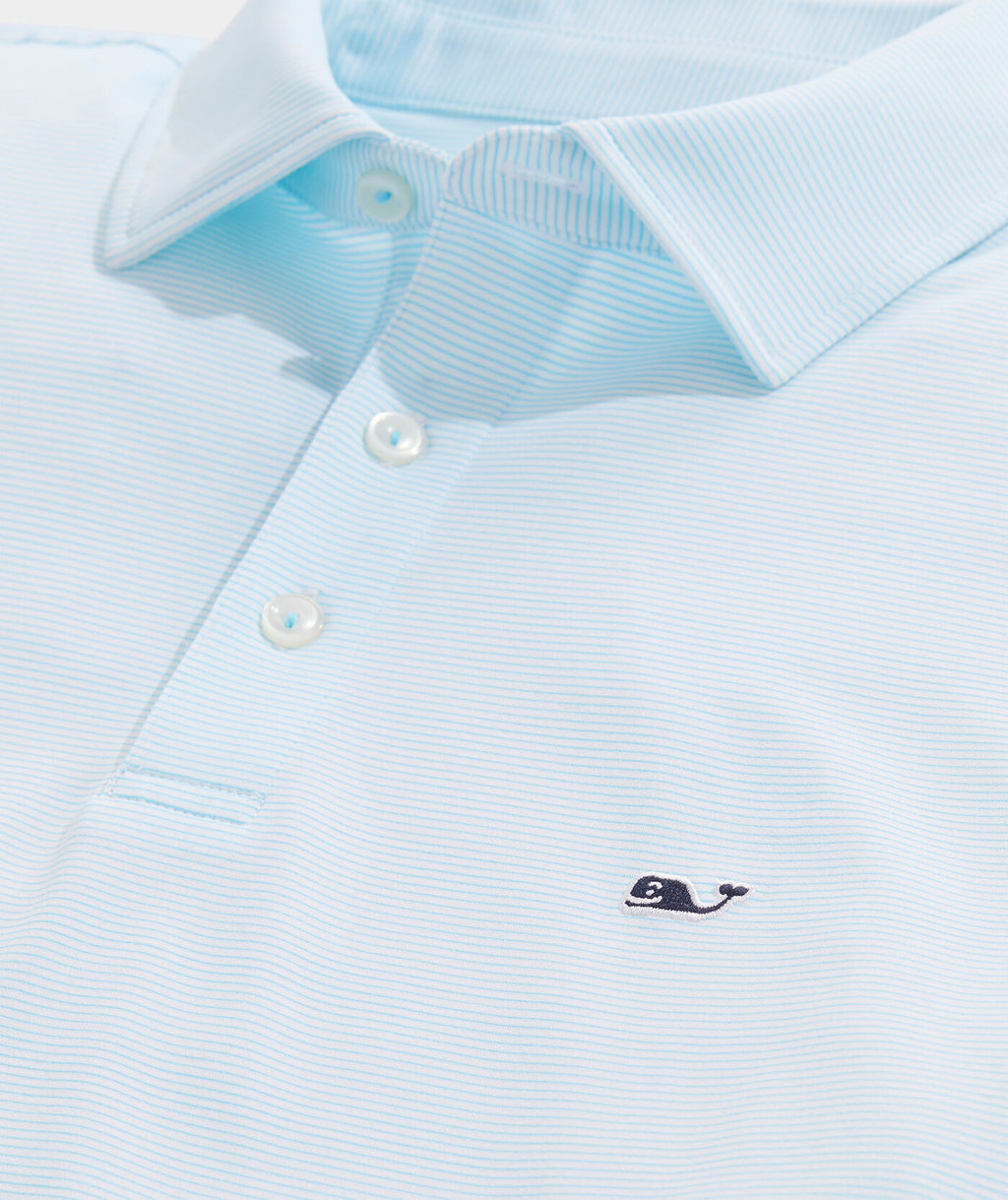 Vineyard Vines Men's St. Jean Stripe Sankaty Polo