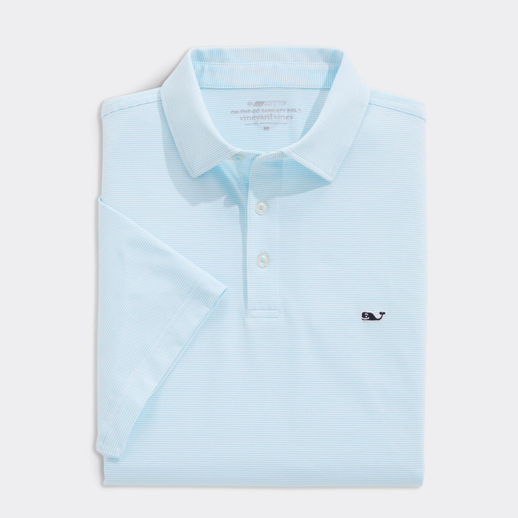 Vineyard Vines Men's St. Jean Stripe Sankaty Polo
