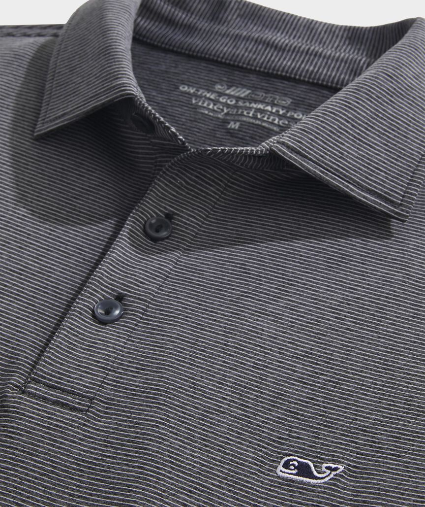 Vineyard Vines Men's St. Jean Stripe Sankaty Polo